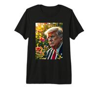 Ritratto di Movimento Artistico dell'impressionismo di Donald Trump Maglietta Premium