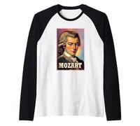 Ritratto di Mozart 1780 Maglia con Maniche Raglan