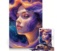 Ritratto di Musa Celeste - Puzzle da 1000 pezzi per adulti,ideale per stimolare la memoria e creare un'attività rilassante Bordi netti Ottimo regalo (38x26cm)