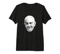 Ritratto di Papa Francesco | Cattolicesimo Cattolicesimo Papale T-Shirt Maglietta Premium