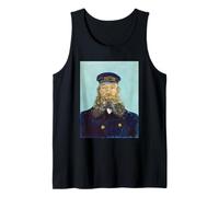 Ritratto di Postman Roulin di Vincent Van Gogh Painting Art Canotta