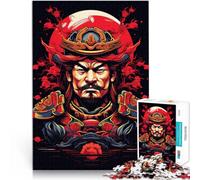 Ritratto di samurai pop-art puzzle 1000 pezzi per adulti Giocattoli che creano dipendenza e sfidano l'intelligenza del cervello Regalo per i compleanni 38x26cm