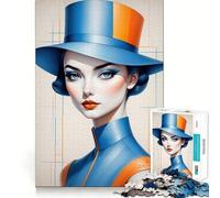 Ritratto di straordinaria bellezza - Puzzle da 1000 pezzi per adulti - Gioco di logica stimolante - Gioco di gruppo - Bordi trasparenti - Regalo perfetto 50x75cm
