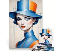 Ritratto di straordinaria bellezza - Puzzle da 1000 pezzi per adulti - Gioco di logica stimolante - Gioco di gruppo - Bordi trasparenti - Regalo perfetto 50x75cm