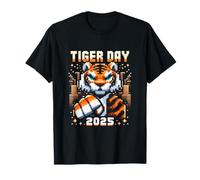 Ritratto di tigre ad acquerello per Tiger Day Maglietta