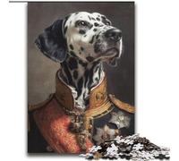 Ritratto di un cane regale vestito come un puzzle per adolescenti,puzzle da 2000 pezzi,modello da assemblare,ideale come regalo per tutta la famiglia,adatto per bambini dai 14 anni in su (70x100cm)