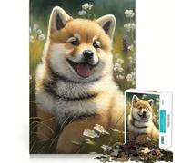 Ritratto di un cucciolo carino - Puzzle da 1000 pezzi per adulti - Puzzle rilassante per la mente - Arte e assemblaggio (38x52cm)