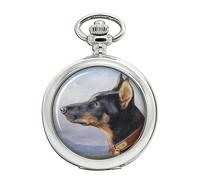 Ritratto di Una Dobermann Da Carl Reichert Orologio da Tasca