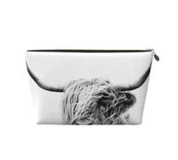 Ritratto Di Una Mucca Dell'altopiano, Borsa per il trucco Borsa per cosmetici Borsa da toilette da viaggio portatile Borsa da toilette