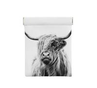 Ritratto Di Una Mucca Dell'altopiano, Spremere il portafoglio superiore da donna Borsa portaoggetti Piccola portamonete Portamonete