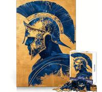 Ritratto di uno spartano - Puzzle da 1000 pezzi per adulti - Gioco di memoria, antistress, design, assemblaggio, regalo di Natale (38x26cm)