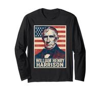 Ritratto di William Henry Harrison Maglia a Manica