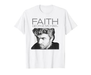 Ritratto George Michael B&W Maglietta