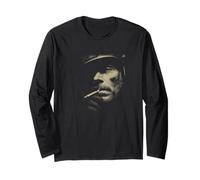 Ritratto Ombra Noir Fumatori Uomo Misterioso Maglia a Manica