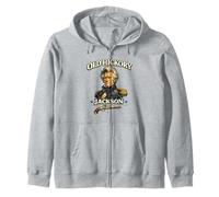 Ritratto presidenziale di Andrew Jackson Old Hickory Felpa con Cappuccio
