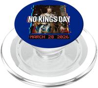 Ritratto reale di No Kings Day Glitch Art 2026 PopSockets PopGrip per MagSafe