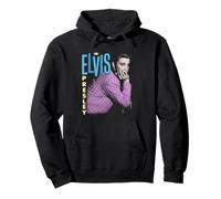 Ritratto retrò di Elvis Presley Felpa con Cappuccio