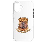 Ritratto Shar-Pei: Piegato ma Favoloso Custodia per iPhone 16