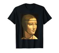 Ritratto Signora con Un Ermine | Leonardo da Vinci Maglietta