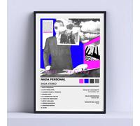 Ritratto SODA STEREO NADA PERSONAL quadro decorativo pronto da appendere 12"x16"