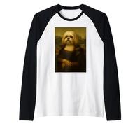 Ritratto Storico del Tuo Shi Tzu Maglia con Maniche Raglan