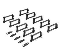 Rittal 7111214 7111.214 19 pollici Pannello passacavi per armadio rack 1 U Nero