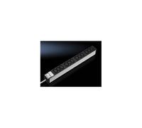 Rittal DK 7240.200 Interno 12AC outlet(s) 2m Nero, Grigio prolunghe e multiple