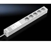 Rittal DK 7240.230 prolunghe e multiple 2 m 5 presa(e) AC Interno Grigio