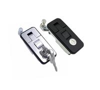 Rittal MS718-3C - Serratura elettrica a pannello in acciaio inox, con chiave a pressione e cerniere, 1 pezzo