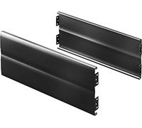 RITTAL Pannelli di blocco flessibili per elementi di bloccaggio da 200 mm ad alta chiusura per B e T 1200 mm RAL 9005
