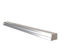 Rittal VX 8618.803 - Listello per cavi in lamiera naturale, 4 pezzi