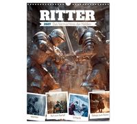 Ritter - Das Vermächtnis der Helden (Wandkalender 2027 DIN A3 hoch), CALVENDO Mo