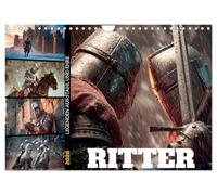 Ritter - Legenden aus Stahl und Ehre (Wandkalender 2026 DIN A4 quer), CALVENDO Monatskalender: Eine Reise ins Mittelalter