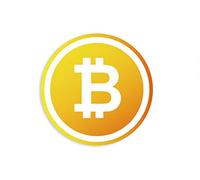 Ritter Mediendesign Adesivo Bitcoin, Resistente agli Autolavaggi e ai Raggi UV, Made in Germany, Materiale Vinile, Stile Moderno, Per Superfici di Metallo, Plastica e Vetro, Colore Giallo