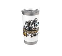 Ritter mit Lupe Sir Ching HEMA Buhurt Larp Bouhourt Bicchiere termico in acciaio inox doppia parete