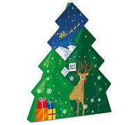 Ritter Sport - Calendario dell'Avvento, 208 g, calendario natalizio con 26 deliziosi cioccolatini di diverse varietà, addolcisce l'attesa del Natale