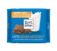 RITTER SPORT Cioccolato al latte intero senza lattosio 100 g