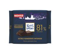 RITTER SPORT - Cioccolato Extra Fondente Intenso 81%, 75g | Gusto deciso, persistente, forte