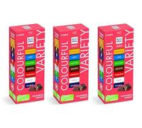 Ritter Sport Colourful Variety Mini Tower con Cioccolatini Gusti Assortiti al Cioccolato a Latte 150g [3 Confezioni]