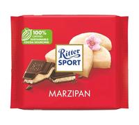 Ritter Sport Marzapane, Cioccolato Fondente Ripieno, 100 g