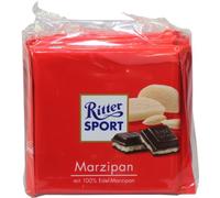 Ritter Sport Marzipan (cioccolato vegano senza lattosio con marzapane) 500g (5x100g)