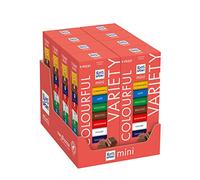 Ritter Sport Mini Tower 150g Colourful Variety, Mix Cioccolatini, 7 Gusti, Cioccolato al Latte, Nocciole, Fiocchi di Mais, Cornflakes, Gianduia, Ripieno allo Yogurt e Biscotto, 8 Mini Tower da 9 Pezzi