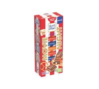 RITTER SPORT - Mini Tower Movie Night, 9 Mini Tavolette, 150g | 3 gusti, Caramel Popcorn e Pretzel, Double Caramel Crunch, senza aromi aggiunti