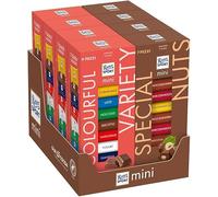 Ritter Sport Mix Mini Tower con Doppio Formato di Cioccolata e Nocciole e Cioccolata a Latte Assortita 115g [8 Confezioni Assortite]