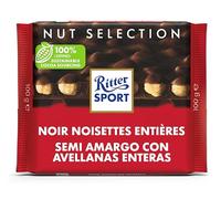 Ritter Cioccolato Fondente con Nocciole Intere, 100g