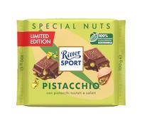 RITTER SPORT Pistacchio, Cioccolato al Latte, 100g