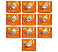 Ritter Sport Waffel Con Fiocchi Di Riso E Crema 100g Confezione Da 10