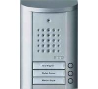 Ritto 1840320 - Citofono Entravox a 3 pulsanti, colore: Argento
