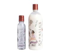 RITUAL BOTANICO Keratina Organica 1 LITRO - 12 Aceites Naturales y Aminoácidos que aportan brillo, sedosidad y nutrición. | Keratina SIN Formol SIN Amoniaco | Keratina para alisar el pelo entre 4-6