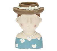 RITUALI DOMESTICI - Cachepot Mamma - Arredo Casa, Cachepot - Linea Icugini - Idea Regalo - Cemento - Ø 18; h26 cm